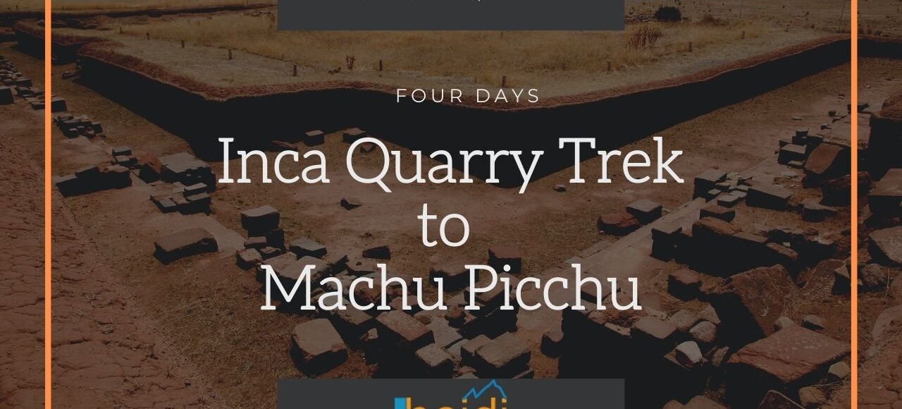 Cachicata Trail to Machu Picchu